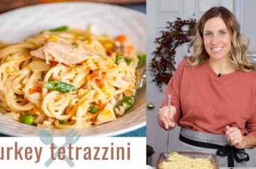 How To Make TURKEY TETRAZZINI CASSEROLE {Recipe Video}