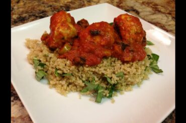 Turkey Meatball + Quinoa Recipe - HASfit Healthy Dinner Recipes - Baked Turkey Meatballs Recipe