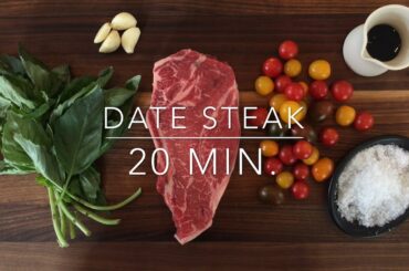 Romantic Date Night Steak Dinner for Two Recipe: Ready in 20 Minutes!