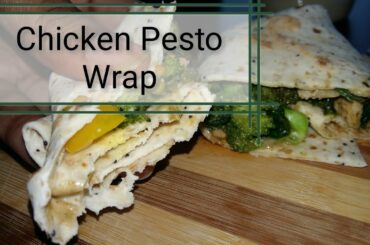 Healthy Chicken Pesto Wrap (Incl Woolworth ingredients) l Lunch idea