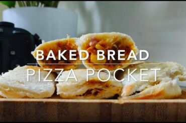 BAKED Bread Pizza Pocket Recipe | Bread pizza puff recipe | Healthy pizza pocket | Best Bites