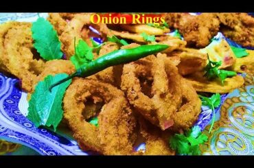 Crispy Onion Ring Recipe|How to Make Onion Rings|Quick and Easy Crispy Onion Rings|Creative Food