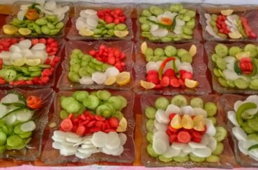 12 Lovely Salad Decorations !! Salad Decoration Idea !! Malka Tv