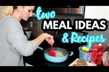 GYPSY HOUSE WIFE | WHAT I COOKED FOR DINNER | TWO MEAL IDEAS