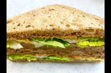 Peanut Butter Lettuce Sandwich Recipe : แซนวิช