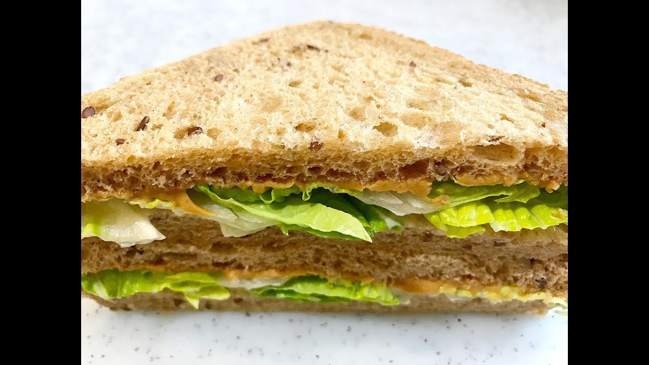Peanut Butter Lettuce Sandwich Recipe : แซนวิช Peanut Butter Lettuce Sandwich Recipe : แซนวิช