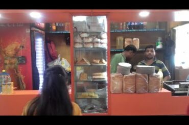 Kolkata people enjoying healthy testy sandwich as street food Kolkata