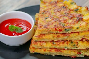 Potato Omelette Recipe | Easy Breakfast Recipe | Easy Snacks Recipe | Kids tiffin Box Idea | Toasted