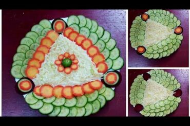 3 easy salad decorations ideas for Dinner/Lunch