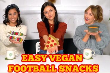EASY VEGAN FOOTBALL SNACKS
