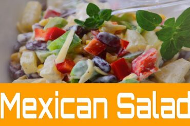 Easy Mexican Salad Recipe - Light, Delicious and Quick Recipes - Food-A-Holic