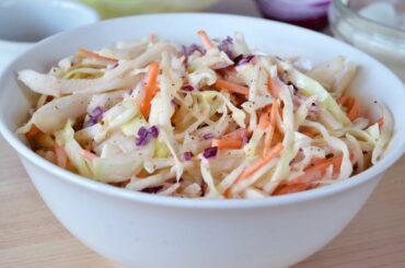 How to Make Coleslaw - Easy Homemade Cabbage Slaw Recipe