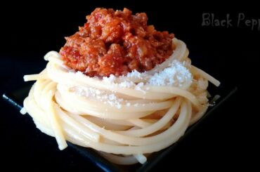 Spaghetti Bolognese - Italian Recipe | Black Pepper Chef