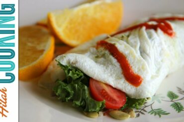 How to Make an Egg White Omelet with YogaWithAdriene! Hilah Cooking