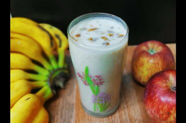Apple banana smoothie🍎🍌|| healthy breakfast for weight loss