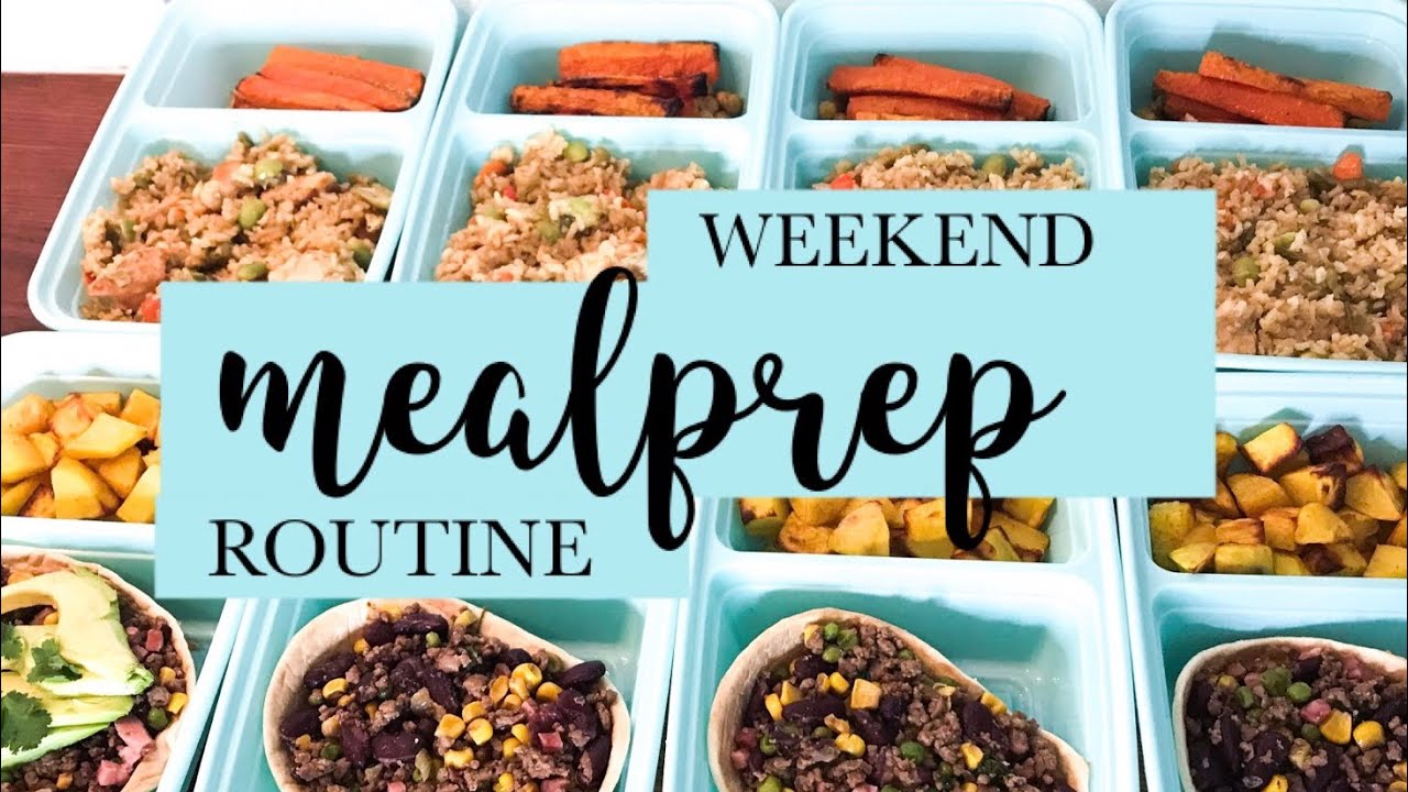 WEEKEND MEALPREP ROUTINE – healthy meals for weightgain – super motivational WEEKEND MEALPREP ROUTINE - healthy meals for weightgain - super motivational