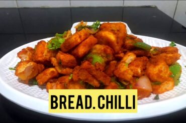 Bread chilli/ Masala Bread chilli/ Crispy Bread chilli/ Easy breakfast Recipe
