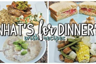 WHAT'S FOR DINNER? | EASY AND AFFORDABLE DINNERS | COOK WITH ME | NOV 14-20