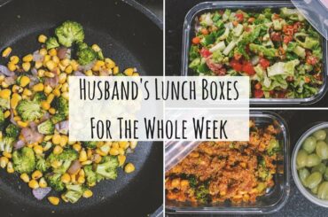 Husband's Lunch Boxes For The Whole Week | Indian Lunch Box Recipes For Office (Veg) | Saloni