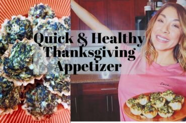 Low Calorie VEGAN Thanksgiving Appetizer | Quick, EASY, Healthy!