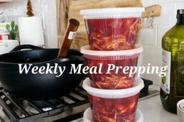 Weekly Meal Prep | Quick Dinner Ideas | Freezer Ready Dinners | Postpartum Meal Ideas
