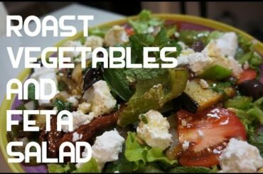 Roast Vegetable & Feta Chesse Salad Recipe - Eggplant Sun Dried Tomatoes