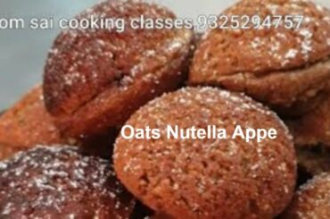 Healthy breakfast oats nutella appe| oats nutella appe | oats appe recipes | appe |☎️9325294757