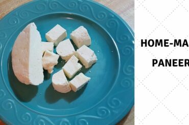LOW FAT PANEER AT HOME || INDIAN COTTAGE CHEESE || CHHENA || HOMEMADE PANEER RECIPE