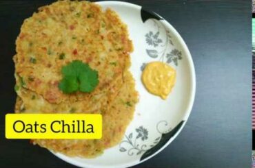 Oats Chilla | Oats pancake | Healthy Breakfast recipe | weight loss/diet recipe | Bula's kitchen
