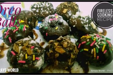 🔥Fireless cooking recipe/Oreo Chocolate Balls/No bake kids snacks||