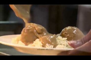 US Air Force Healthy Food Nutrition Dining Facility