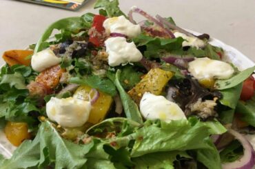 Roasted Capsicum & Labne Salad | Healthy Salad Recipe By MiMi's Kitchen