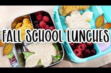 🍁 FALL SCHOOL LUNCH IDEAS! 😀 BENTO LUNCHES 🍱 COLD LUNCH IDEAS 🥪 JEN CHAPIN