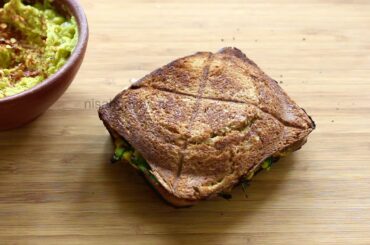 Hummus Veg Sandwich Recipe - Nisa Homey