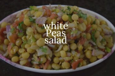 Healthy recipe White peas salad/quick recipes