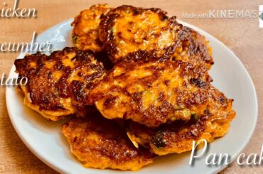 Instant breakfast recipes||chicken cucumber & potato pan tikka||healthy & easy||teatime snacks