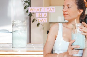 a vloggy WHAT I EAT IN A DAY 🌞quick and healthy vegan/plant-based recipes