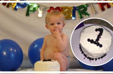 HEALTHY SUGAR FREE BIRTHDAY CAKE RECIPE 🎂  | First Birthday Smash Cake