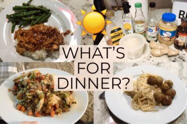 WHAT’S FOR DINNER? // 5 EASY AND AFFORDABLE DINNER IDEAS!