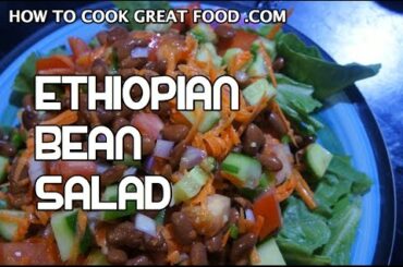 አማርኛ Ethiopian Bean Salad Recipe - Amharic