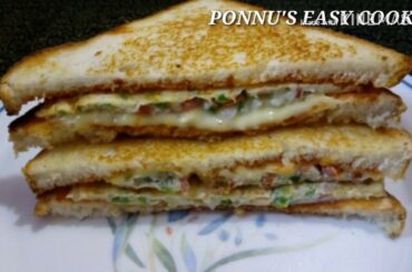 Bread Omelette Sandwich // Cheese Sandwich// lunch box recipe//
