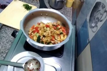 Mix veg curry and #healthy# snake recipe.