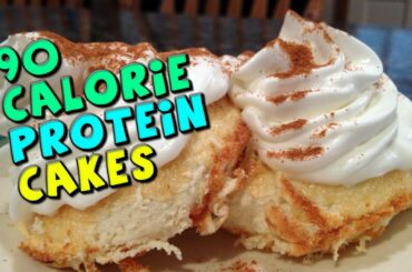 90 Calorie PROTEIN Cakes Recipe (1g fat, 3g carbs, 16g protein!)