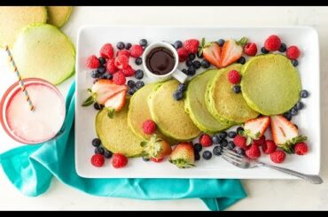 Spinach Pancakes - Healthy Breakfast Recipes - Weelicious