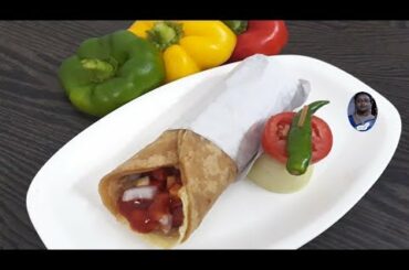 Egg Roll With Leftover Roti | Chapati Egg Roll Recipe |  Healthy Recipe For Kids | ENGLISH SUBTITLE