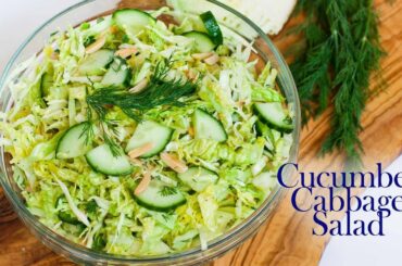 Cucumber and Cabbage Salad