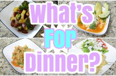 WHAT'S FOR DINNER? | Easy Weeknight Meals | Working Mom What's For Dinner | Easy Dinner Ideas