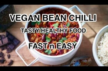 Vegan Recipes - Vegetable Chili Recipe - Chili con Veggie - Healthy Diet Recipe - Chili Beans