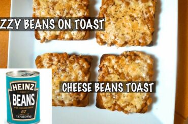 Cheese Beans on Toast - Jazzy Beans - Easy Snack Recipes - Cheese on Toast