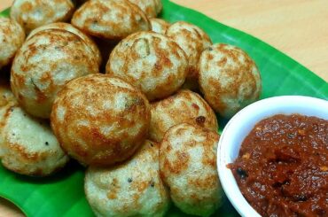 ருசியான சோள பணியாரம் கார  சட்னி செய்வது எப்படி?  Healthy Breakfast recipe in tamil